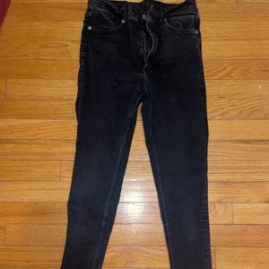 Cheap Monday Jeans High Waisted SnapBack Skinny Jeans Size 27 x 32 L